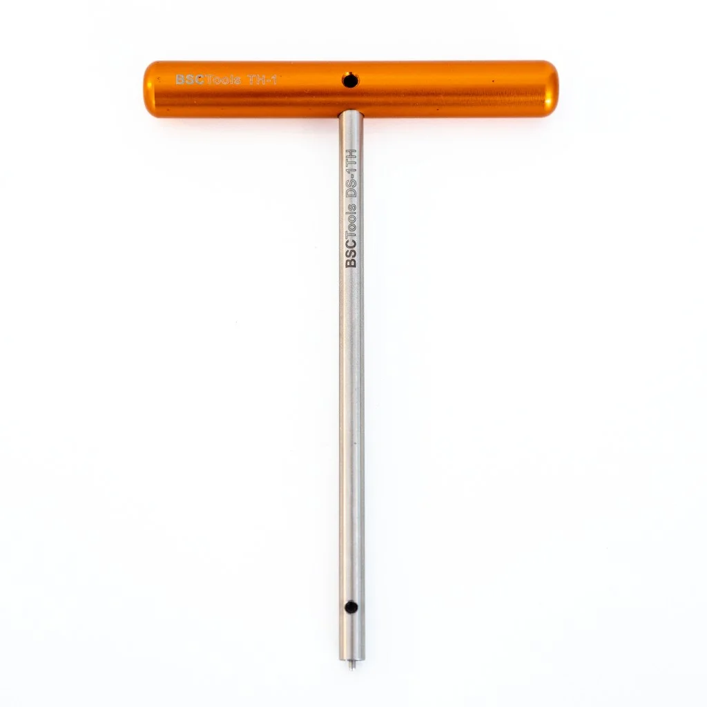 BSC TOOLS T Handle Double Square Spoke Nipple Driver