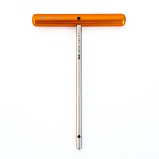 BSC TOOLS T Handle Double Square Spoke Nipple Driver